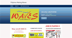 Desktop Screenshot of filipinosmakingwaves.com